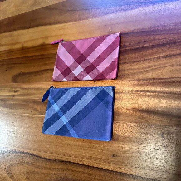 BURBERRY Accessory Pouch ~ BLUE POUCH only - Picture 6 of 6